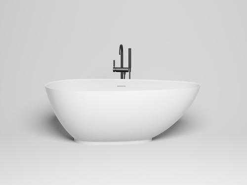 Ванна из искусственного камня Salini PAOLA 101511SM 160х77 отдельностоящая асимметричная - фото 2